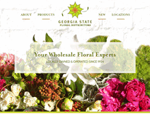 Tablet Screenshot of georgiastatefloral.com